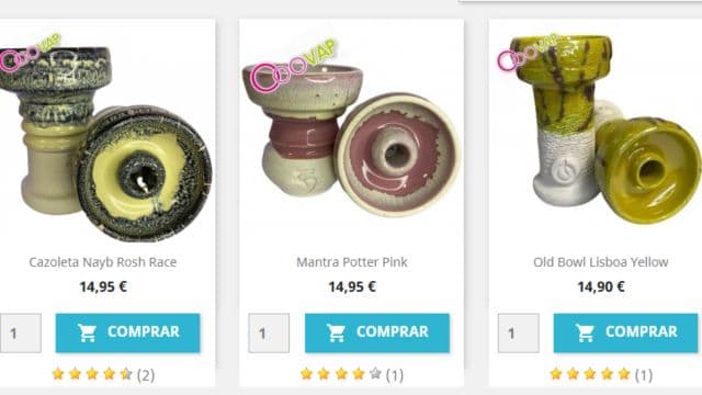 Cazoletas compatibles con Provost Ooovap